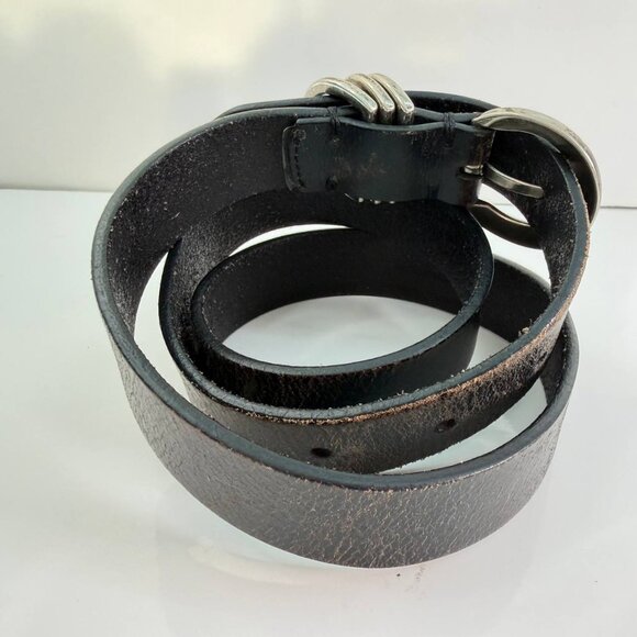 Frye Leather Belt – Distressed Vintage Style – Genuine Leather - Picture 10 of 11